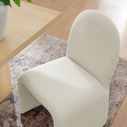 Modway EEI-7231 Junia Boucle Upholstered Arch Armless Dining Chair Modway