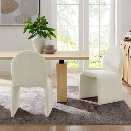 Modway EEI-7231 Junia Boucle Upholstered Arch Armless Dining Chair Modway