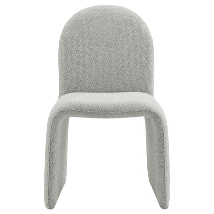 Modway EEI-7231 Junia Boucle Upholstered Arch Armless Dining Chair Modway