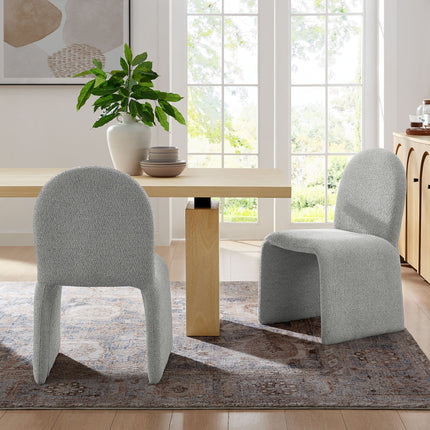 Modway EEI-7231 Junia Boucle Upholstered Arch Armless Dining Chair Modway
