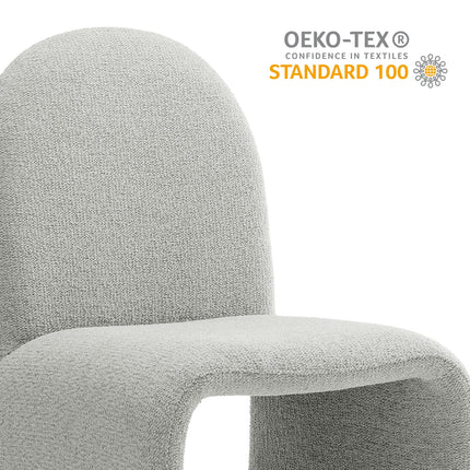 Modway EEI-7231 Junia Boucle Upholstered Arch Armless Dining Chair Modway