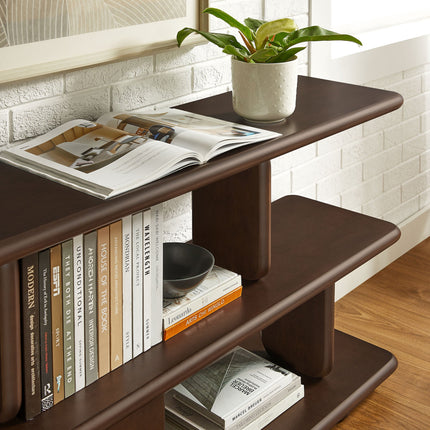 Modway EEI-7232 Lyle Sculptural 2-Tier Bookshelf Modway