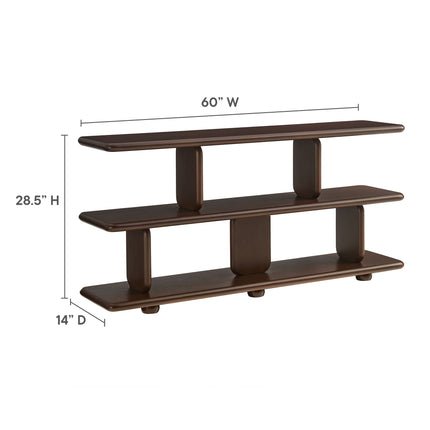 Modway EEI-7232 Lyle Sculptural 2-Tier Bookshelf Modway