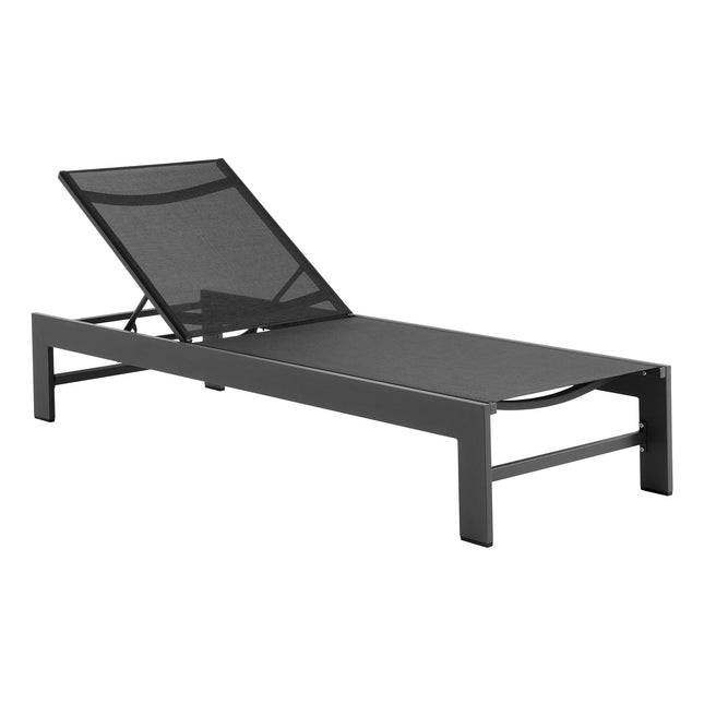 Modway EEI-7235 Tahoe Outdoor Patio Mesh and Aluminum Chaise Lounge - Plaza Home Decor