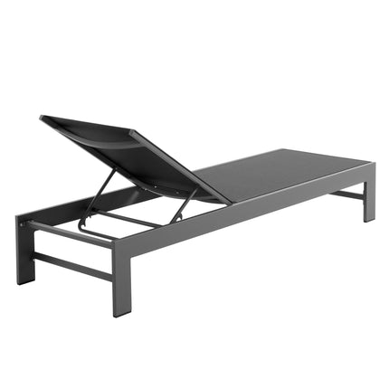 Modway EEI-7235 Tahoe Outdoor Patio Mesh and Aluminum Chaise Lounge - Plaza Home Decor