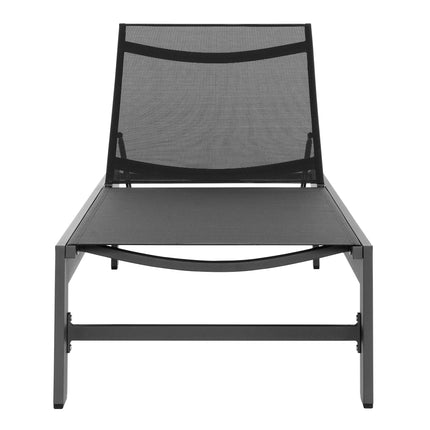 Modway EEI-7235 Tahoe Outdoor Patio Mesh and Aluminum Chaise Lounge - Plaza Home Decor
