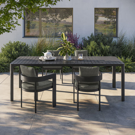 Modway EEI-7236 Tahoe Outdoor Patio Aluminum Extendable Dining Table - Plaza Home Decor