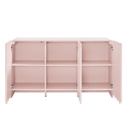 Modway EEI-7241 Dahlia Fluted and Scalloped Sideboard Storage Cabinet Modway