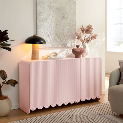 Modway EEI-7241 Dahlia Fluted and Scalloped Sideboard Storage Cabinet Modway