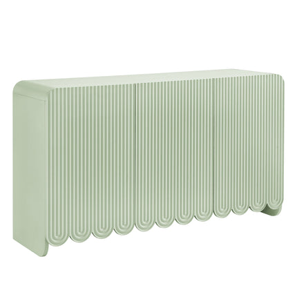 Modway EEI-7241 Dahlia Fluted and Scalloped Sideboard Storage Cabinet Modway