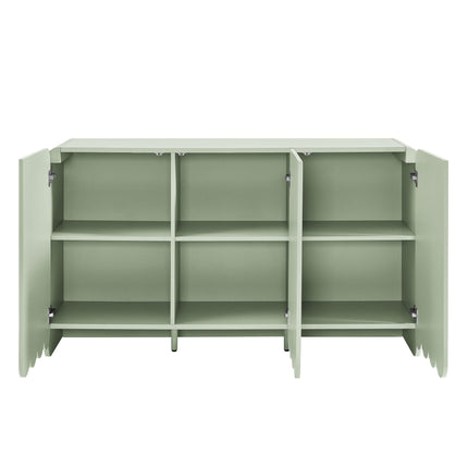 Modway EEI-7241 Dahlia Fluted and Scalloped Sideboard Storage Cabinet Modway