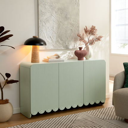 Modway EEI-7241 Dahlia Fluted and Scalloped Sideboard Storage Cabinet Modway