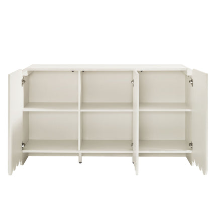 Modway EEI-7241 Dahlia Fluted and Scalloped Sideboard Storage Cabinet Modway