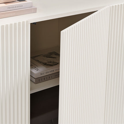 Modway EEI-7241 Dahlia Fluted and Scalloped Sideboard Storage Cabinet Modway