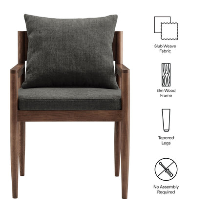 Modway EEI-7243 Remington Wood Dining Armchair Modway