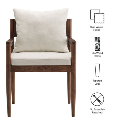 Modway EEI-7243 Remington Wood Dining Armchair Modway