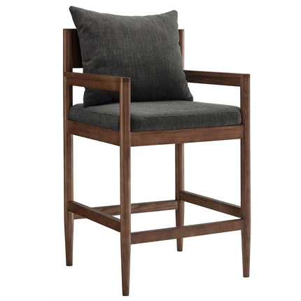 Modway EEI-7244 Remington Wood Counter Stool Modway