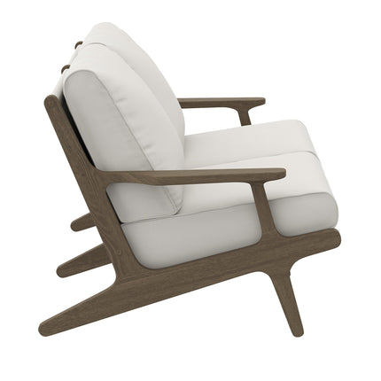 Modway EEI-7247 Saratoga Outdoor Patio Teak Wood Loveseat Modway