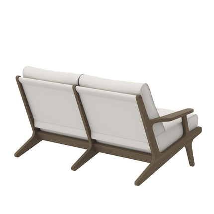 Modway EEI-7247 Saratoga Outdoor Patio Teak Wood Loveseat Modway