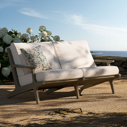 Modway EEI-7247 Saratoga Outdoor Patio Teak Wood Loveseat Modway