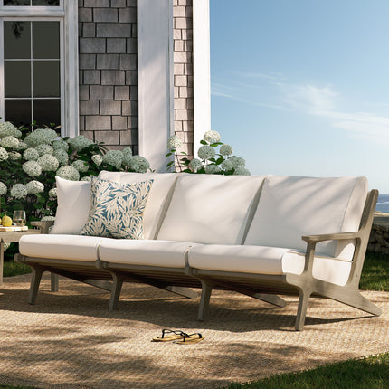 Modway EEI-7249 Saratoga Outdoor Patio Teak Sofa Modway