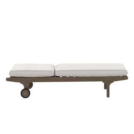 Modway EEI-7251 Saratoga Outdoor Patio Teak Chaise Lounge Chair Modway