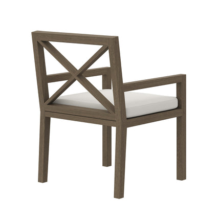 Modway EEI-7253 Northlake Outdoor Patio Teak Dining Armchair Modway