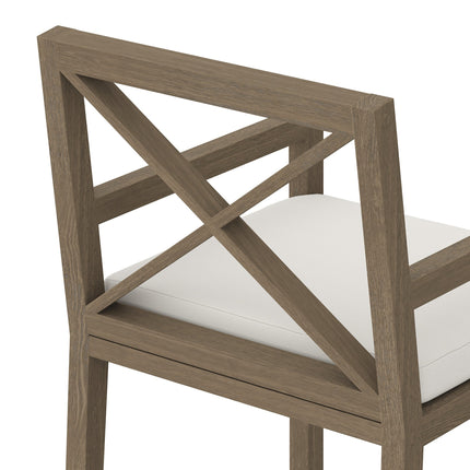 Modway EEI-7253 Northlake Outdoor Patio Teak Dining Armchair Modway