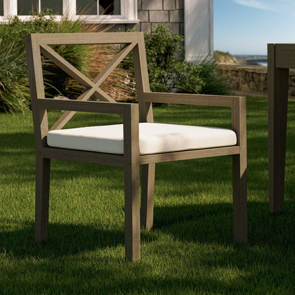 Modway EEI-7253 Northlake Outdoor Patio Teak Dining Armchair Modway