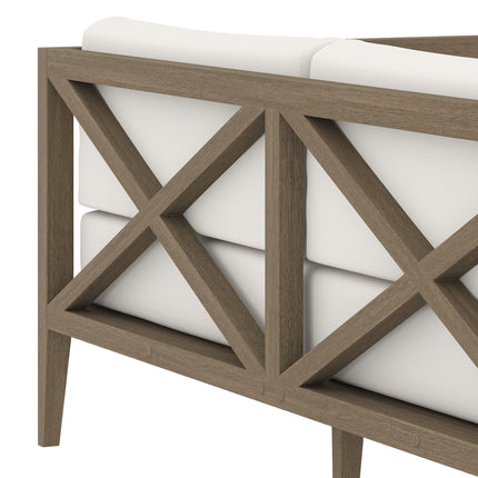 Modway EEI-7254 Northlake Outdoor Patio Teak Loveseat Modway