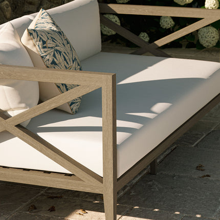 Modway EEI-7254 Northlake Outdoor Patio Teak Loveseat Modway