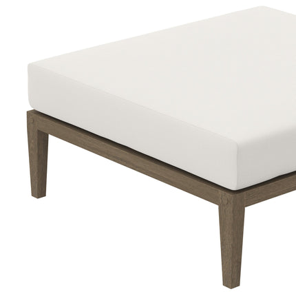 Modway EEI-7255 Northlake Outdoor Patio Teak Ottoman Modway
