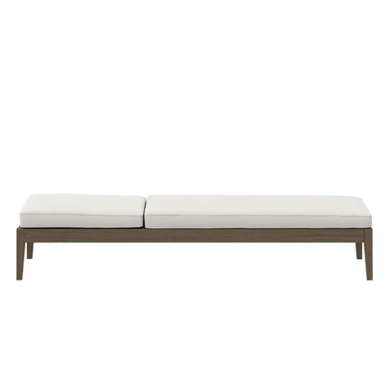 Modway EEI-7256 Northlake Outdoor Patio Teak Chaise Lounge Modway