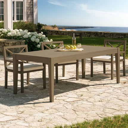 Modway EEI-7257 Northlake 83" Rectangular Outdoor Patio Teak Dining Table Modway