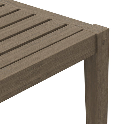 Modway EEI-7258 Northlake Square Outdoor Patio Teak Side Table Modway