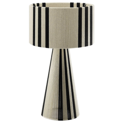 Modway EEI-7262 Gia Handwoven Cotton Thread Striped or Plain Table Lamp Modway