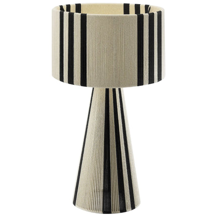Modway EEI-7262 Gia Handwoven Cotton Thread Striped or Plain Table Lamp Modway