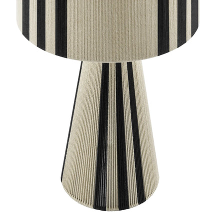Modway EEI-7262 Gia Handwoven Cotton Thread Striped or Plain Table Lamp Modway