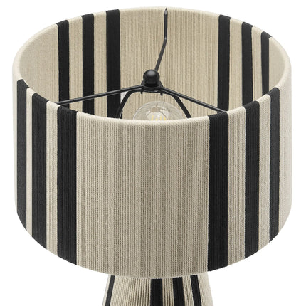 Modway EEI-7262 Gia Handwoven Cotton Thread Striped or Plain Table Lamp Modway