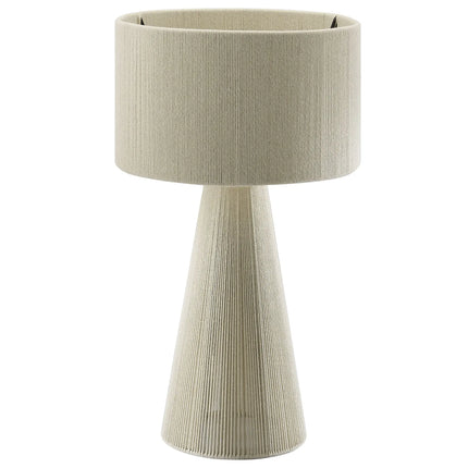 Modway EEI-7262 Gia Handwoven Cotton Thread Striped or Plain Table Lamp Modway