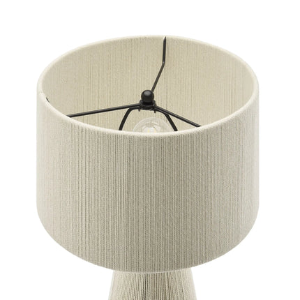 Modway EEI-7262 Gia Handwoven Cotton Thread Striped or Plain Table Lamp Modway