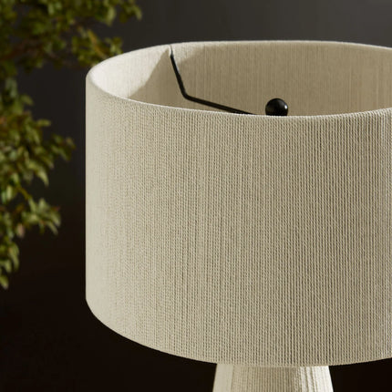 Modway EEI-7262 Gia Handwoven Cotton Thread Striped or Plain Table Lamp Modway