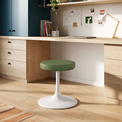 Modway EEI-7264 Lippa Vegan Leather Round Stool Modway