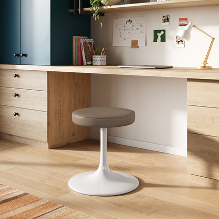 Modway EEI-7264 Lippa Vegan Leather Round Stool Modway