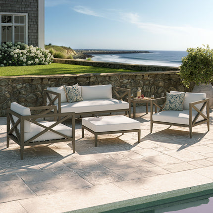 Modway EEI-7274 Northlake 5-Piece Outdoor Patio Teak Wood Furniture Set Modway