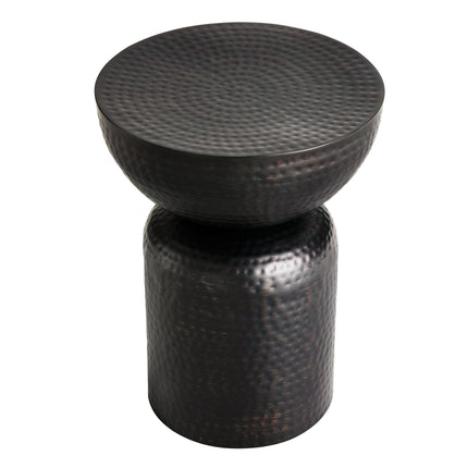 Modway EEI-7278 Mella Metal Hammered Side Table Modway