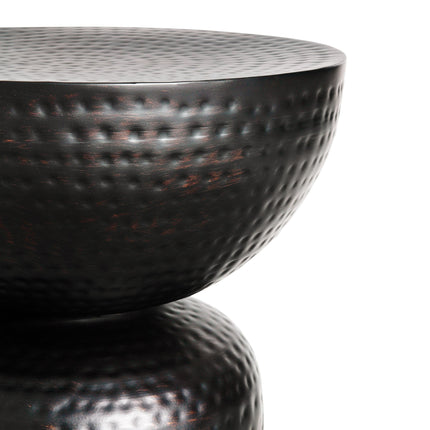 Modway EEI-7278 Mella Metal Hammered Side Table Modway