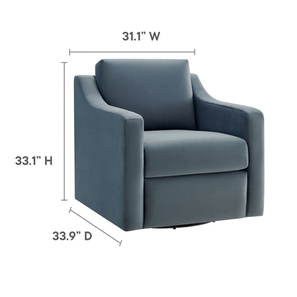 Modway EEI-7282 Liora Performance Velvet Armchair Modway