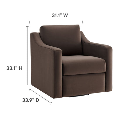 Modway EEI-7282 Liora Performance Velvet Armchair Modway