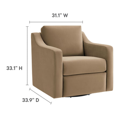 Modway EEI-7282 Liora Performance Velvet Armchair Modway